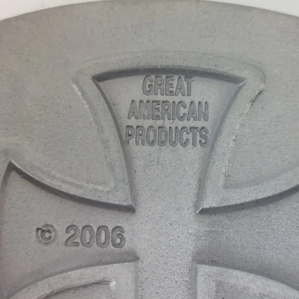 Cross Belt Buckle Great American Products 2006 Christian Oval Hammered